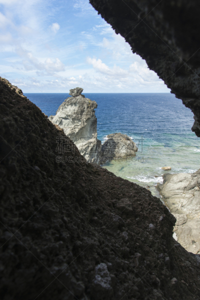 石垣岛,八重山群岛,水湾,峭壁,冲绳县,观测点,半岛,九月,灯塔楼,海滩度假