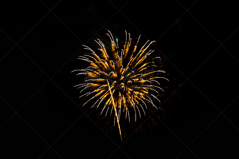 新年前夕,多色的,焰火,传统节日,周年纪念,事件,暗色,背景分离,4k分辨率,泰国