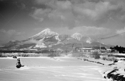 数字,车站,河流,西,亚洲,耶麻郡,万代山,档案,图像,雪