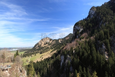 地形,山,巴伐利亚阿尔卑斯山区,全景,自然美,希特勒,贝希特斯加登,萨尔茨堡,水平画幅,雪