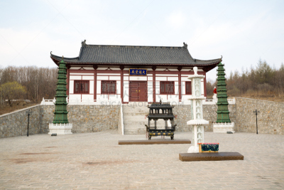 中国,寺庙,日本之神道教,回廊,灵性,远古的,水平画幅,墙,砖墙,禁止的