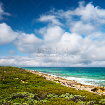墨西哥,东,侧面视角,柯塔伊岛,石灰质的,气候,法国海外领土,云景,风,热带气候