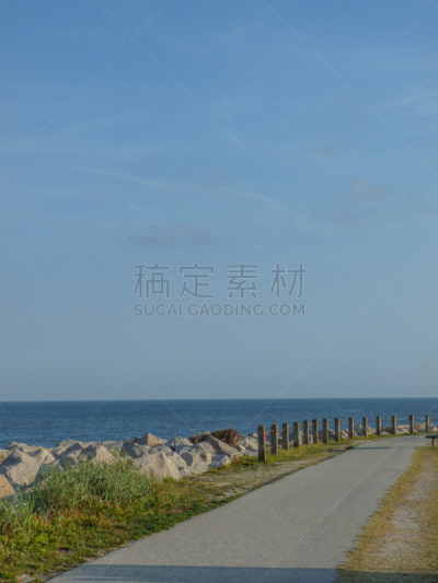 barrier islands,小路,地形,挡土墙,垂直画幅,水,天空,留白,沙子,无人