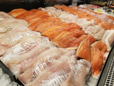 肉片,鱼肉,鳕鱼,红色,海产,清新,健康食物,饮食,食品,图像
