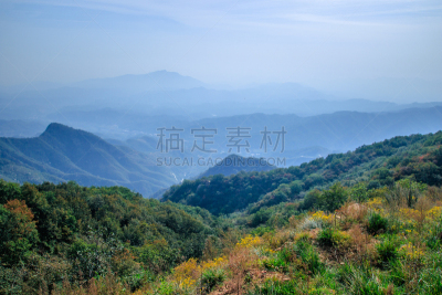山脉,宏伟,太行山,天空,公园,水平画幅,纹理效果,枝繁叶茂,无人,植物