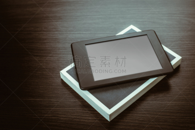 纸,书,数字化显示,商务,触摸屏,空的,平板电脑,舒服,技术,图书馆
