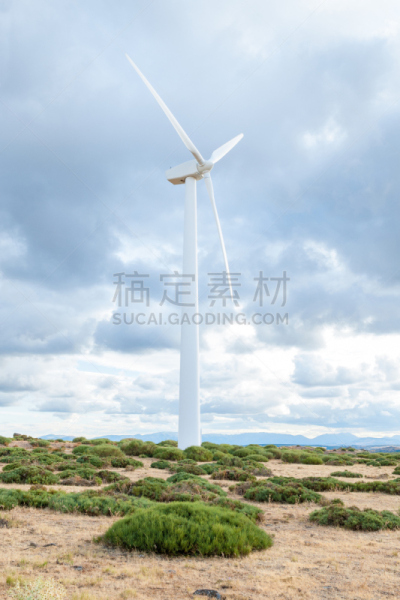 山,磨坊,发电站,升压站,可持续生活方式,风轮机,风力,垂直画幅,天空,风