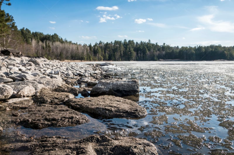 voyageurs national park,海滩,长椅,云,明尼苏达,加拿大,海岸线,湖,休闲活动,岩石