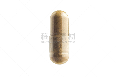 胶囊,草本,褐色,叶子,水平画幅,水泥,研磨器,传统,维生素,健康