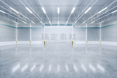 三维图形,仓库,室内地面,商务,空的,照明设备,地板,现代,建筑业,飞机库