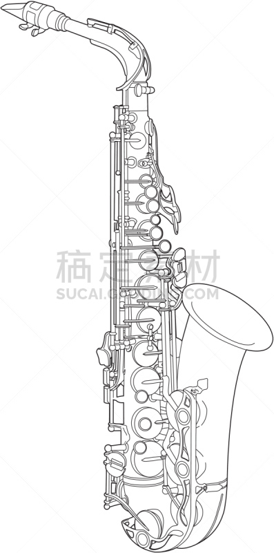 萨克斯,进行中,芦苇,木管乐器,音乐,乐器,矢量,铜管乐器,摄影