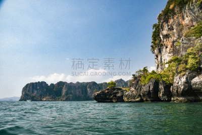 泰国,莱雷海滩,亚洲,东南亚,图像,海洋,船,无人,海岸线,户外