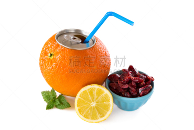 橙汁,水平画幅,无人,维生素,果汁,饮料,特写,橙子,白色