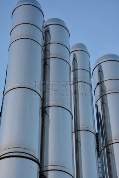 工业,筒仓,垂直画幅,天空,仓库,欧洲,油箱,工厂,建筑外部,户外