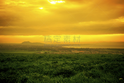 苏格兰,都市风景,荷里路德宫,地形,城市天际线,爱丁堡,天空,美,公园,座位