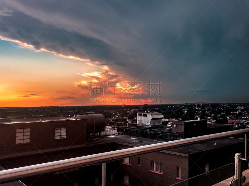 城市天际线,纽奥尔良,路易斯安那州,新的,暴风雨,夜晚,曙暮光,旅行者,图像,都市风景