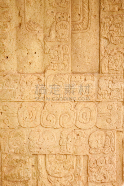 科藩,建筑石碑,洪都拉斯,垂直画幅,古代文明,消息,古代,无人,雕刻物,符号