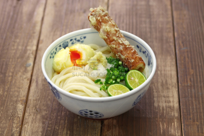 乌冬面,日本,香川县,水平画幅,传统,膳食,夏天,鱼糕,凉拌乌冬面