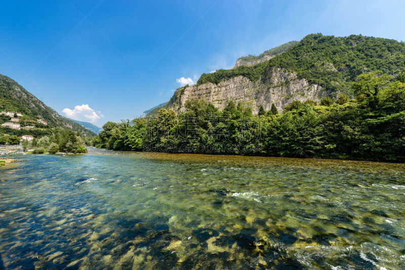 意大利,威尼托大区,布伦塔河,水,天空,夏天,石材,著名景点,风景,河岸