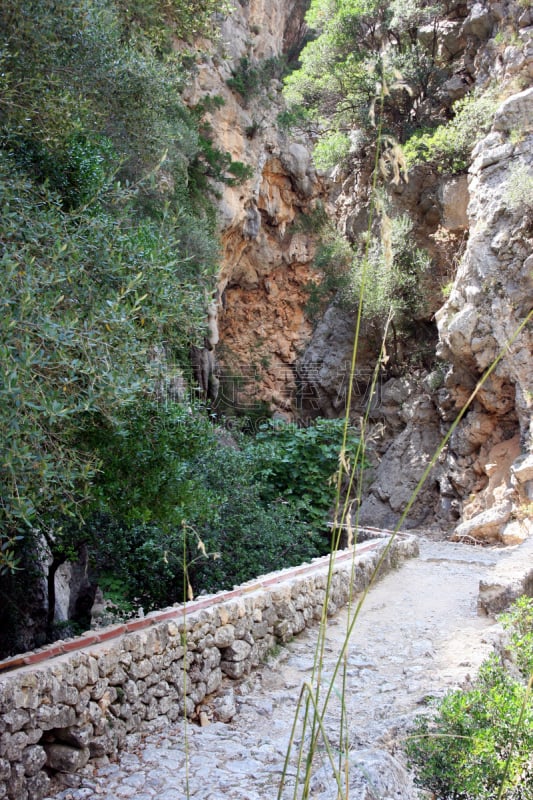 特拉华,徒步旅行,西班牙,马略卡,垂直画幅,puerto de soller,水平画幅,户外,石材,干的