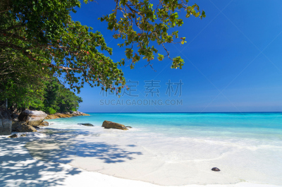 沙子,海滩,海洋,鸡尾酒,拉茶,柯大寨大队,斯米兰群岛,水平画幅,无人,夏天