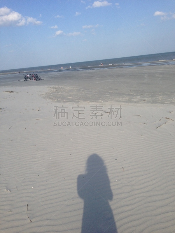 阴影,缅因州,南卡罗来那,希尔顿赫德,大西洋,自然美,海岸线,海滩度假,大西洋群岛,夏天