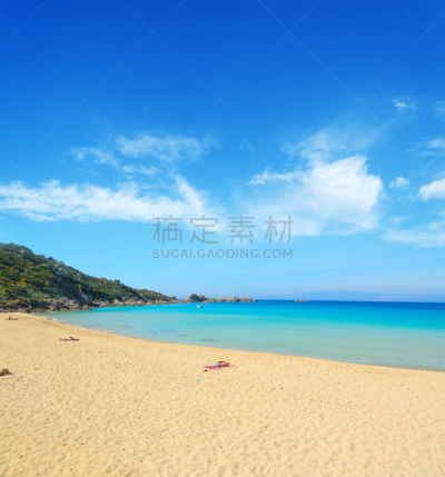 海滩,泳衣,圣泰瑞沙,垂直画幅,水,天空,沙子,圣诞老人,夏天