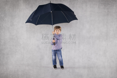伞,儿童,在下面,保险代理人,空的,平衡折角灯,背景分离,家庭,汽车,小的