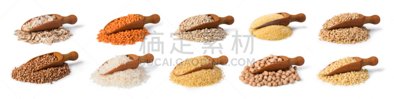 舞台,谷类食品,褐色,喉咙,水平画幅,荞麦,膳食,干的,特写,豆