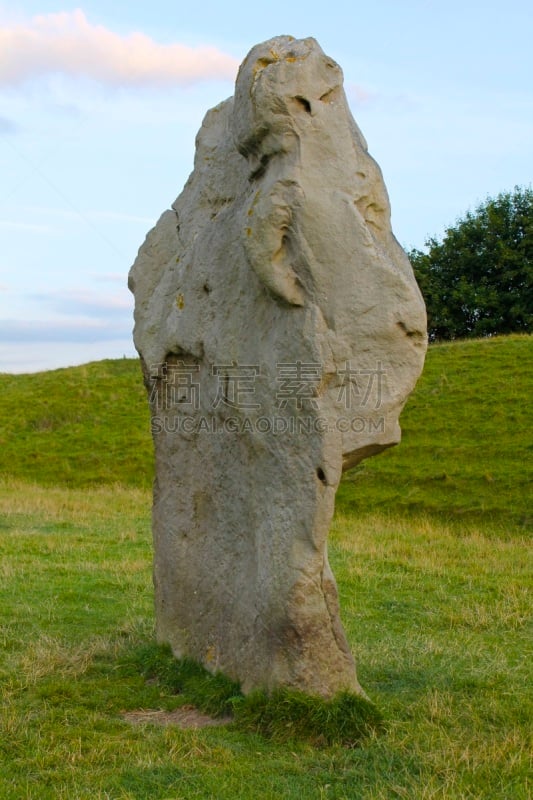 圆形,史前时代,埃夫伯里,英格兰,特写,石头,垂直画幅,石圈,嬉皮士,石材