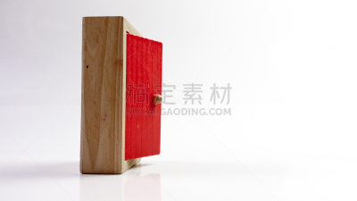 木制,门,开着的,红色,关闭的,里面,挨家挨户推销的人,住宅房间,水平画幅,建筑