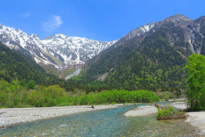 长野县,日本,信浓川,梓川,松本,避暑圣地,天空,美,里山,度假胜地
