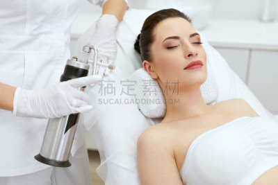 女人,氧气,美,美容院,冷冻疗法,横截面,活力,寒冷,健康保健,专业人员