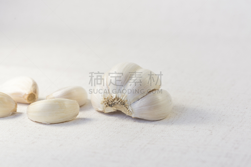 大蒜,新的,蒜瓣,芳香的,水平画幅,无人,开胃品,生食,乡村风格,特写