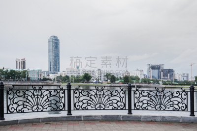 石膏,河堤,叶卡捷林堡,篱笆,黑色,自然美,从上面看过去,伦敦城,,水