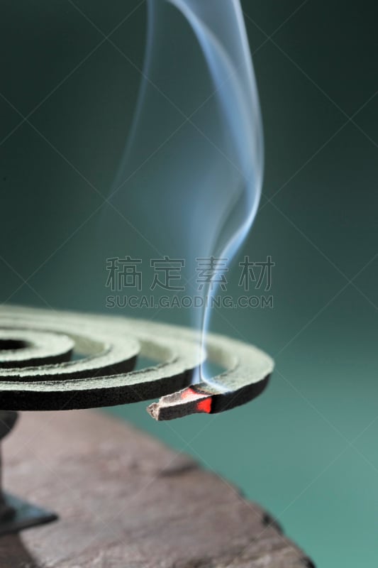 蚊香,垂直画幅,绿色,垂降,杀虫剂,无人,熏香,烟,螺线,发光