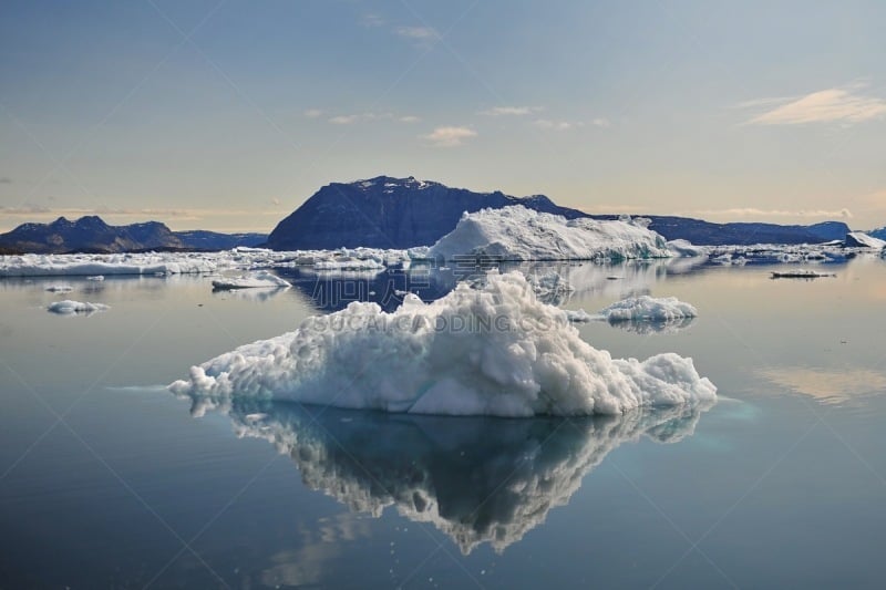 晴朗,冰山,白昼,气候,寒冷,格陵兰,雪,自然美,湖,天空