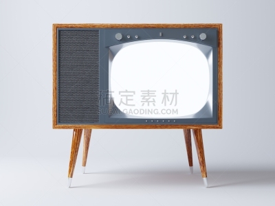 轻蔑的,正下方视角,电视机,传媒,背景分离,调谐器,技术,数字取景器,复古风格,模板