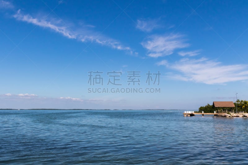 塔韦尼耶,拉格礁,海洋,风景,佛罗里达,水,佛罗里达群岛,水平画幅,无人,蓝色