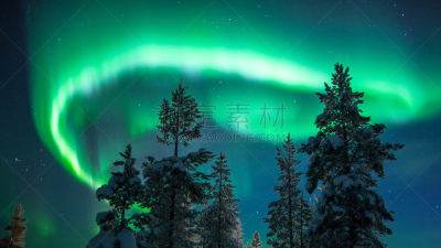 北极光,自然,太空,自然现象,萨利色尔卡,水平画幅,夜晚,雪,无人,蓝色
