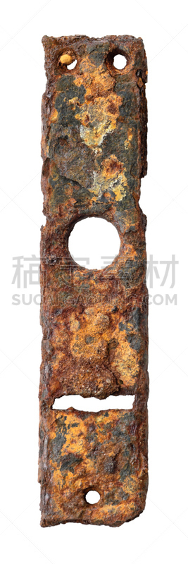 生锈的,盘子,棕石棉,垂直画幅,洞,风化的,无人,衰老过程,全景,古老的