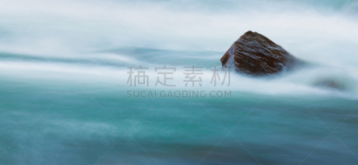 流水,巨大的,石头,风水,自然,寒冷,宁静,水平画幅,无人,全景