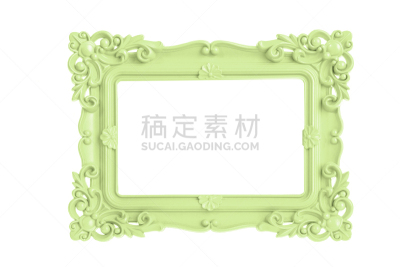 塑胶,现代,古董,色彩鲜艳,白色背景,分离着色,相框,空的,空白的,艺术家