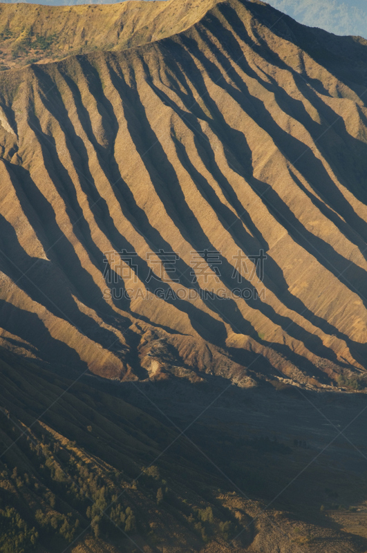 山,侧面视角,西爪哇,婆罗摩火山,东爪哇,自然,垂直画幅,地形,无人