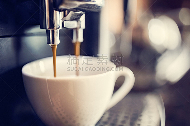 咖啡,办公室,留白,水平画幅,热饮,早晨,饮料,现代,咖啡机,杯