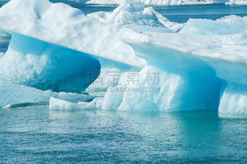 冰河,水,美,水平画幅,雪,杰古沙龙湖,干净,湖,特写,斯堪的纳维亚半岛