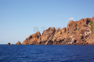 海滩,海景,piana,固特异,高科西嘉,科西嘉,水平画幅,无人,夏天,户外
