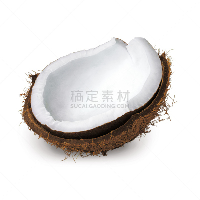 椰子,椰汁,褐色,组物体,特写,部分,白色,植物,热带气候