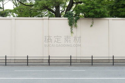 街道,布告栏,空白的,围墙,太空,水平画幅,无人,商店,户外,路灯