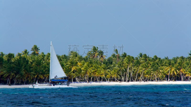 bayahibe,海港,多米尼加共和国,伊斯帕尼奥拉岛,船,客船,海湾,夏天,户外,沙子